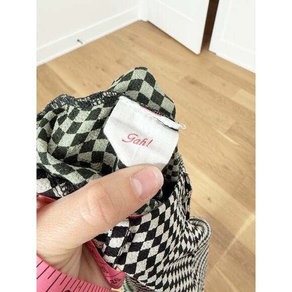 Lisa Says Gah Dane Two-Toned Checkered Trouser Pants XS - Picture 9 of 9